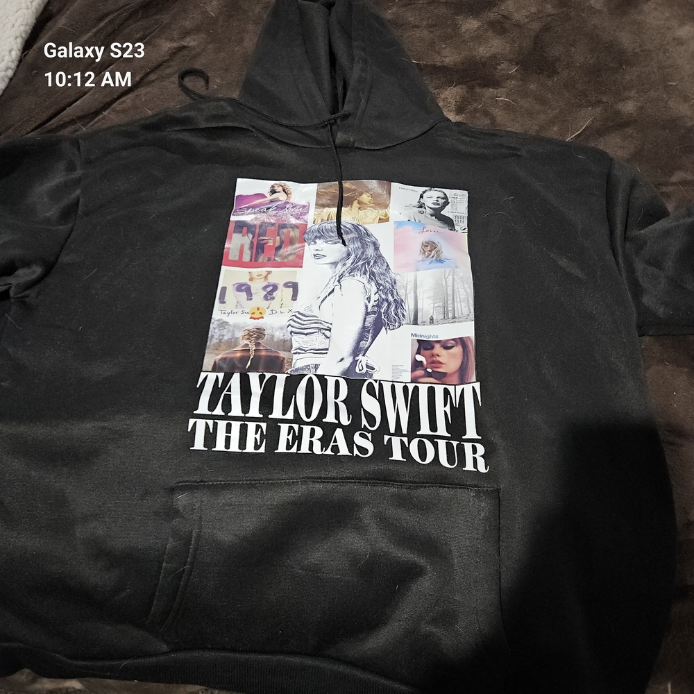 Taylor Swift Black Hoodie - The Eras Tour